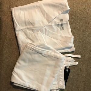 White Greys Anatomy scrub set